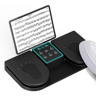Doohoeek Bluetooth Page Turning Pedal, Page Turner Kabellos, Wiederaufladbare...