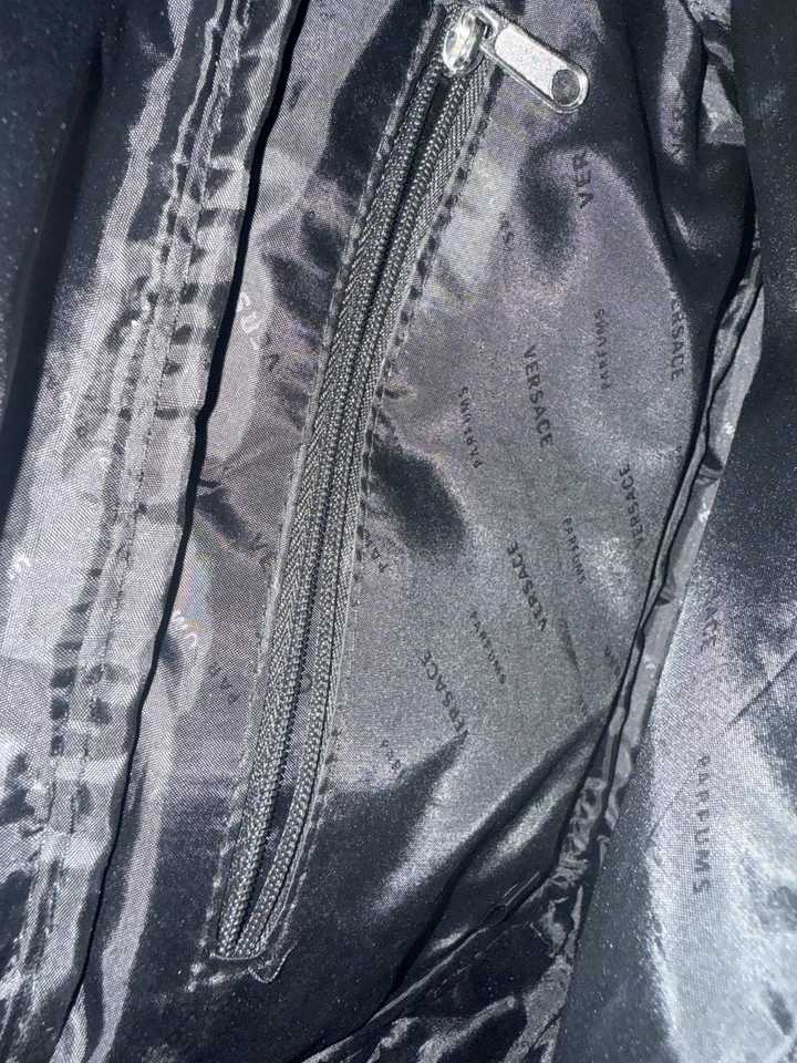 Versace Parfums Belt Bag Crossbody Medusa Black Fanny Pack - Image 2 of 4