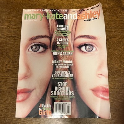 Mary-Kate and Ashley Olsen mary-kateandashley magazine June/July 2001 issue