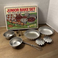 Vintage Fox Run Craftsmen Junior Bake Set Kids Made in USA 1986 Not Complete