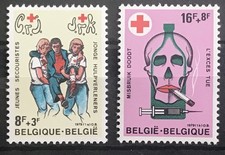 BELGIUM - 1978 RED CROSS NHM SET SG 2548 - 2549
