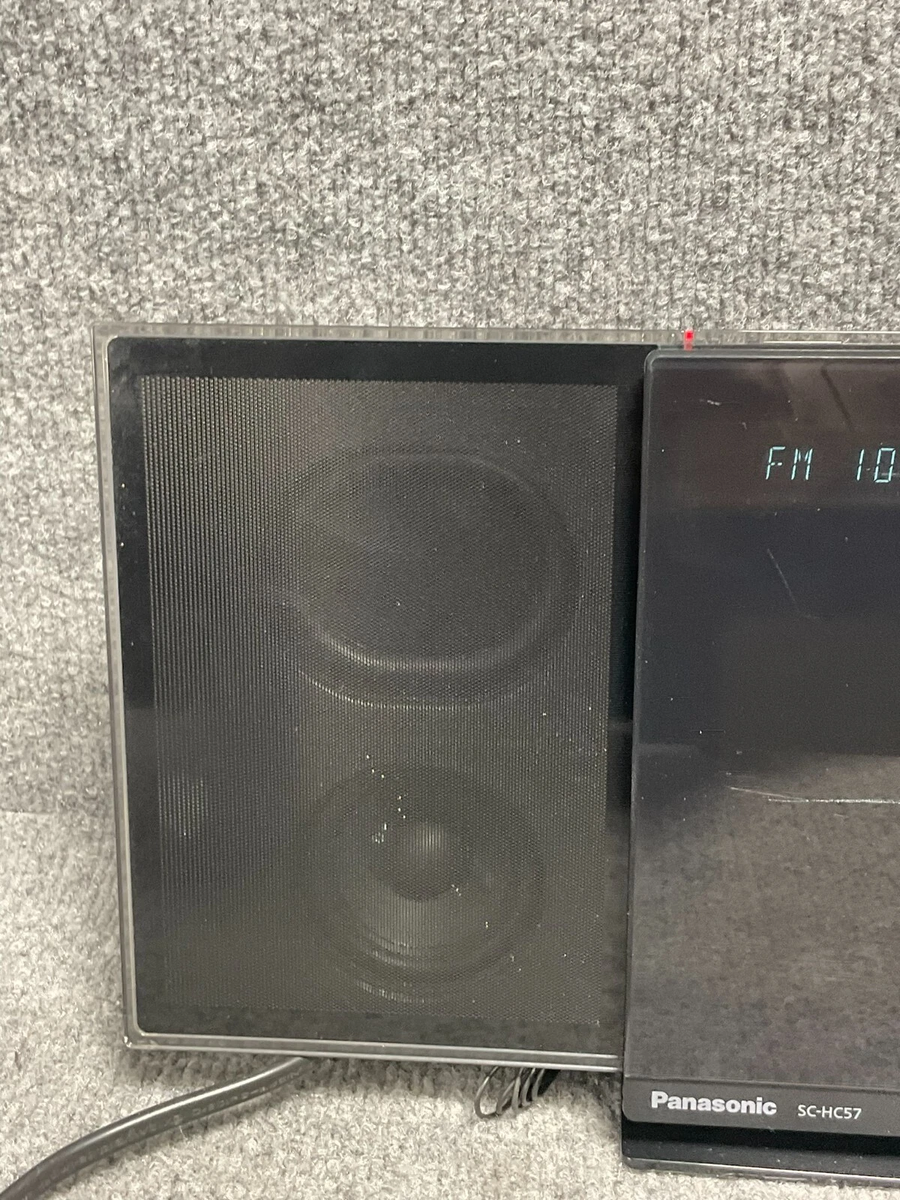 Panasonic Compact Stereo System 🎶 SC-HC57 AirPlay FM Radio iPod