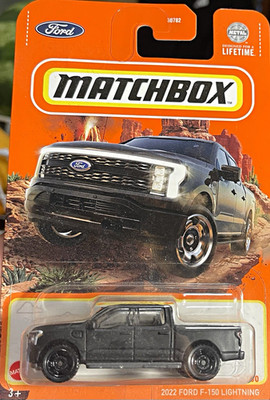 Matchbox 2022 Ford F-150 Lightning Gray 1:64 Diecast Pickup Truck Unopened