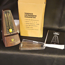 Terence TM1 Mechanical Analog Metronome Brown 40-208 BPM for Piano