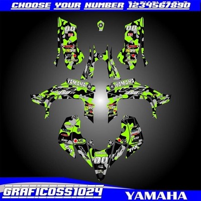 Fits YAMAHA YFZ 450R ATV  decals stickers graphics kit 2014  2015 2016 2017-2023