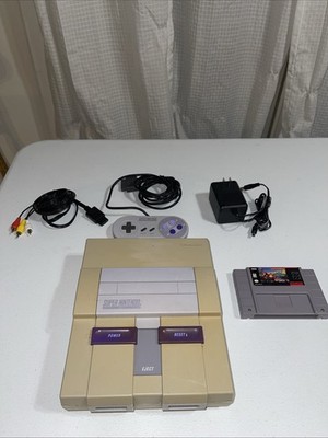 Nintendo SNES Console Bundle with Donkey Kong Country 3 and OEM Controller Works