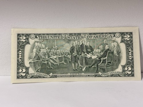 Rare 1999 Walmart Cottontail Currency $2 Bill Easter Promo with COA & Card - Picture 3 of 8