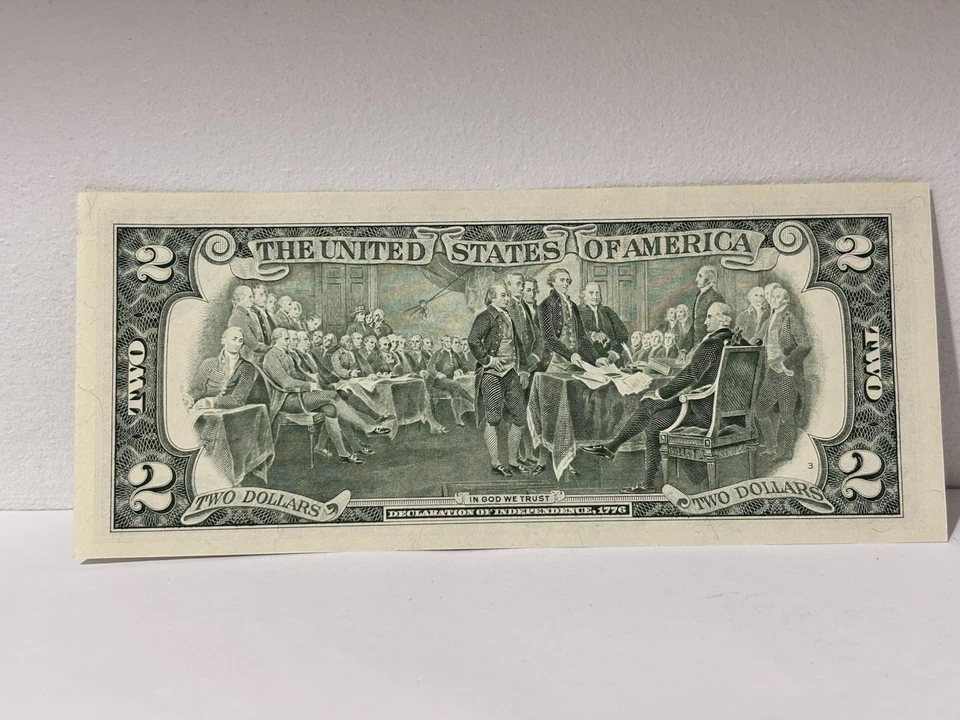 Rare 1999 Walmart Cottontail Currency $2 Bill Easter Promo with COA & Card - Image 3 of 4