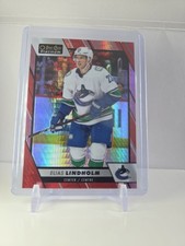 2023-24 O-Pee-Chee Platinum Elias Lindholm #179 Red Prizm  /199