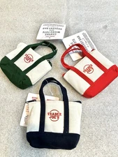 2025 Trader Joe’s Canvas Micro tote w Grocery Bag set of 3