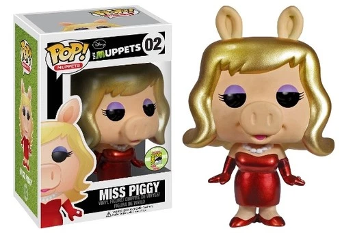 Funko POP! Muppets Miss Piggy Metallic #2 San-Diego Comic Con Exclusive