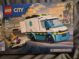 LEGO CITY: off road mountain truck 221 pieces & Ambulance emergency184 pieces
