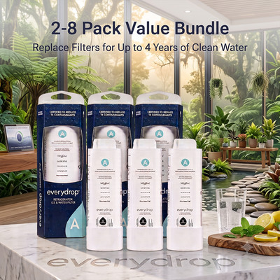 1-8 PACK EDRARXD1 Ice and Water Refrigerator Filter Replacement free SHIP