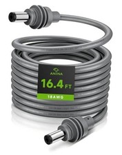 Starlink Mini DC Power Cord 18AWG - 5M/16.4FT - Replacement DC Male to Male