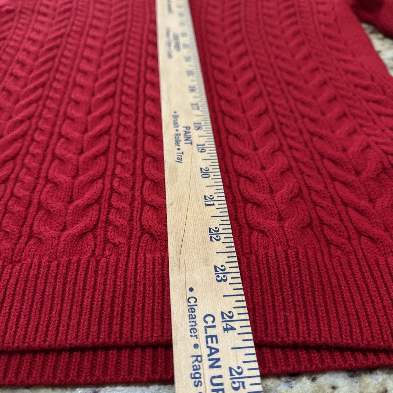 Talbots Plus Cable-Knit V-Neck Pullover Sweater R… - image 7