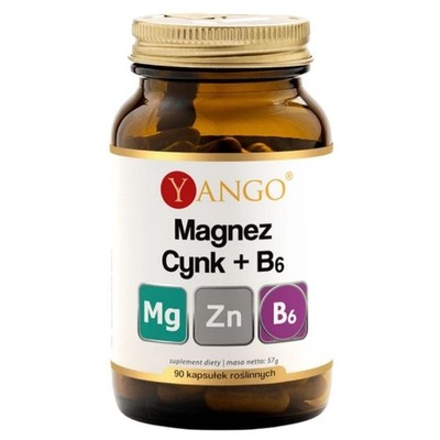 Yango Magnesium + Zink + Vitamin B6, 90 Kapseln