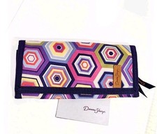 Donna Sharp Medium Wallet Jazz  NWT Hexagon G...