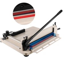 17" Heavy Duty Guillotine Paper Cutter Commercial Metal Base A3/A4 Trimmer Print