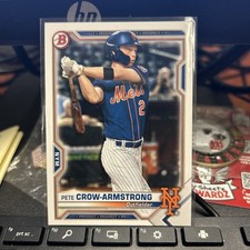 2021 Bowman Prospects Paper #BP-22 Pete Crow-Armstrong Mets Chicago Cubs