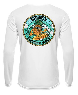 Long Sleeve Microfiber Fishing Boating UPF 50 Sun Protection Shirt