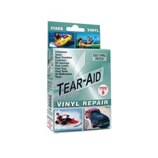 TEAR-AID Vinyl Repair Kit Type B Clear Patch for Tents,Awnings - Single