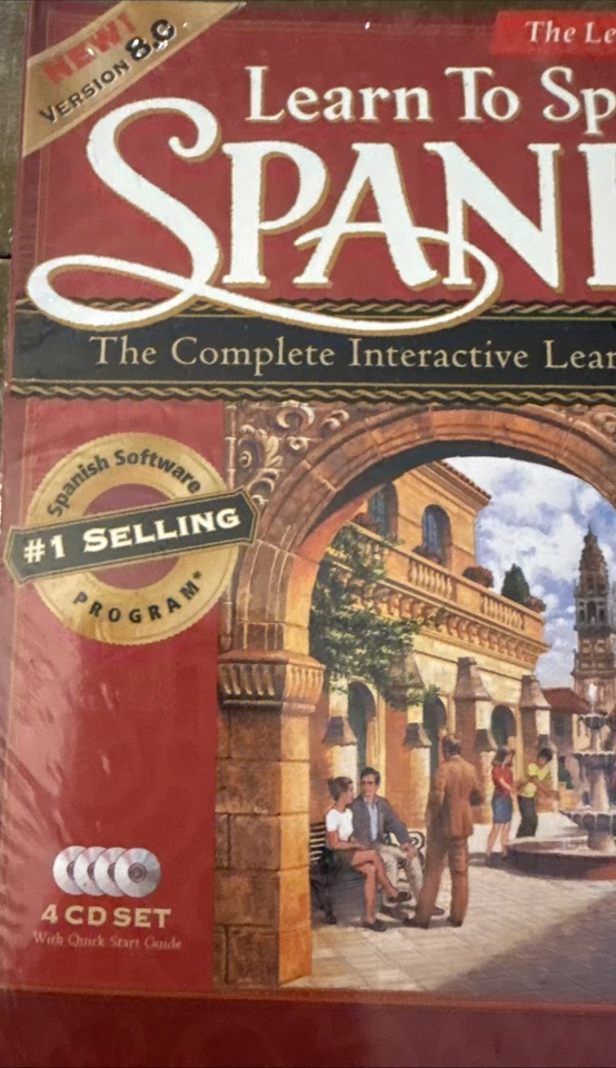 The Learning Company Learn To Speak Spanish 4 CD's-Brand New-SHIPS N 24 HRS - Image 4 of 4