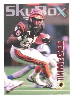 1993 SkyBox Impact NFL Football Washington Redskins Tim McGee