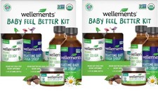 Wellements Organic Baby Feel Better Kit  Organic pack of 2 Total 6