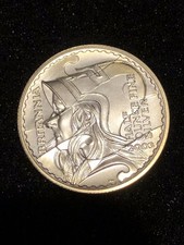 Britannia Coin Silver Proof 2003 1/2 ounce £1 In capsule. 