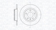 2x MAGNETI MARELLI Bremsscheiben hinten für Opel Corsa E X15 Adam S07