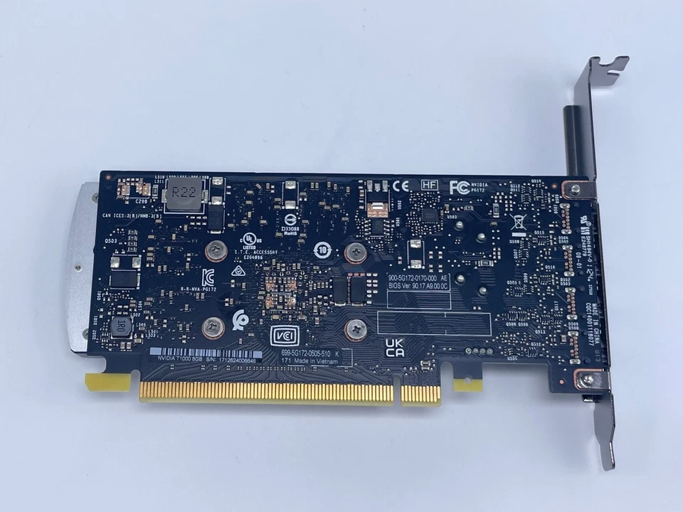 New NVIDIA T1000 8GB Graphics Card with Both Brackets - Image 2 of 3