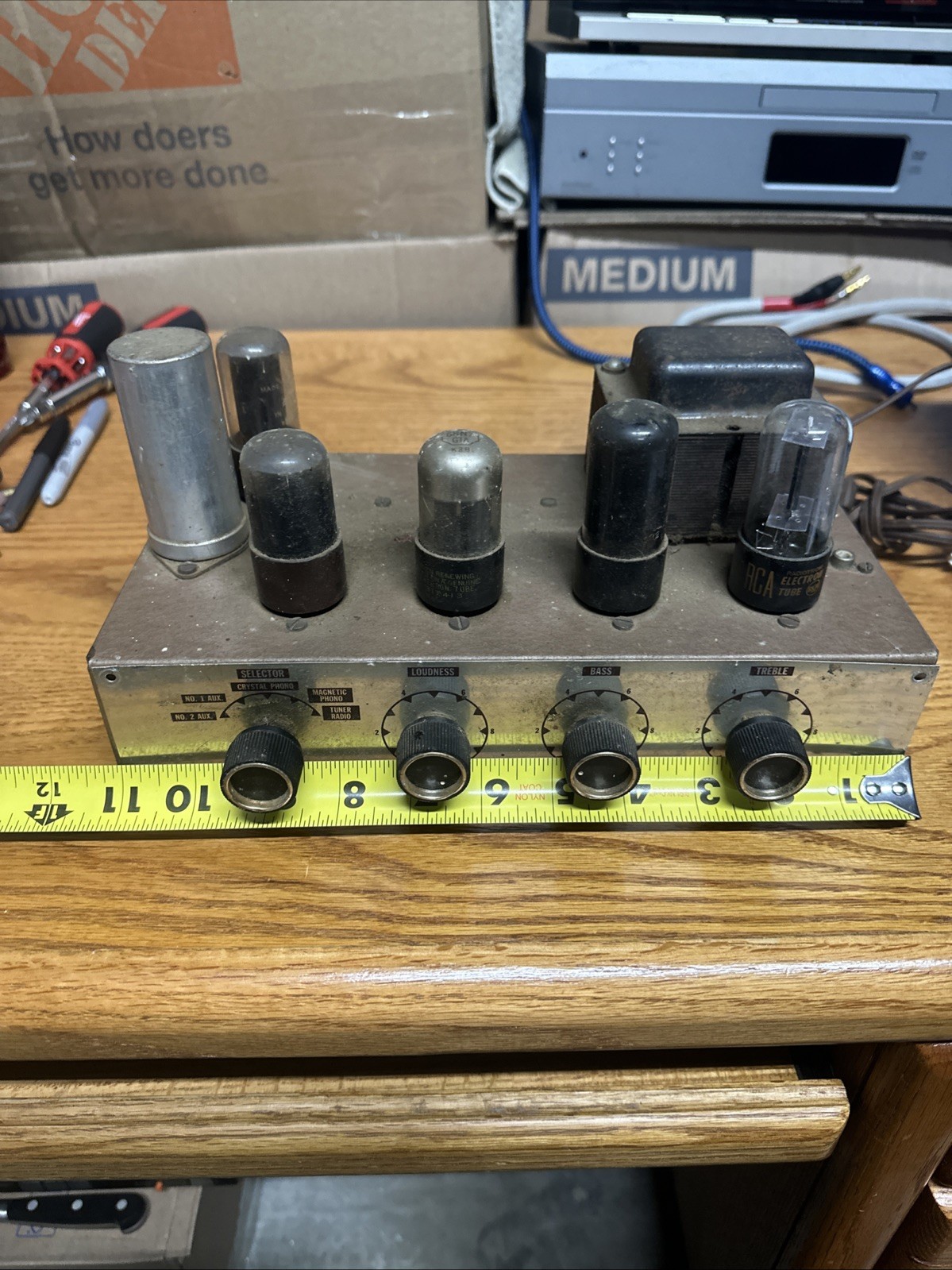 Arkay Model A-12 Vintage Tube Integrated  Amplifier AS-IS