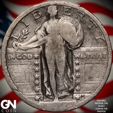 1920 D Standing Liberty Quarter Z9585