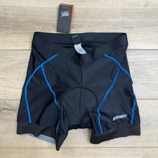 Souke Sports Men's Cycling Shorts Bike Bicycle Padded Compression Black 4D