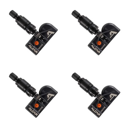 4 Alcar pre-programmed TPMS Sensors black for Renault Alaskan Austral Captur Cli