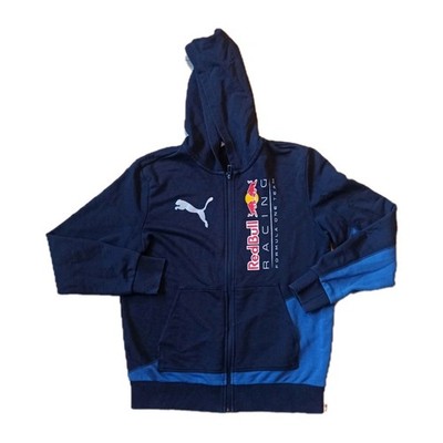 Puma Red Bull Racing Team Sweat Jacke Hoodie F1 navy blue Formel 1 Jacket Sz. M