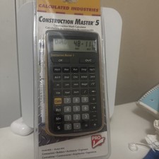 CONSTRUCTION MASTER 5 Construction Math Calculator Pro MODEL 4050 New In Box
