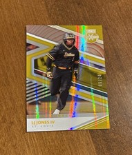 LJ Jones IV 2020 Panini Elite Aspirations Die Cut Gold #159 Cardinals /24