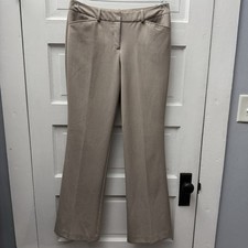 Worthington Modern Fit Dress Pants Womens 8 Tan Straight Leg Career