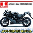 <!--F#f_0-->KAWASAKI NINJA 250R 2000-2012 BIKE FACTORY WORKSHOP SERVICE & PARTS MANUAL~DVD<!--F/-->