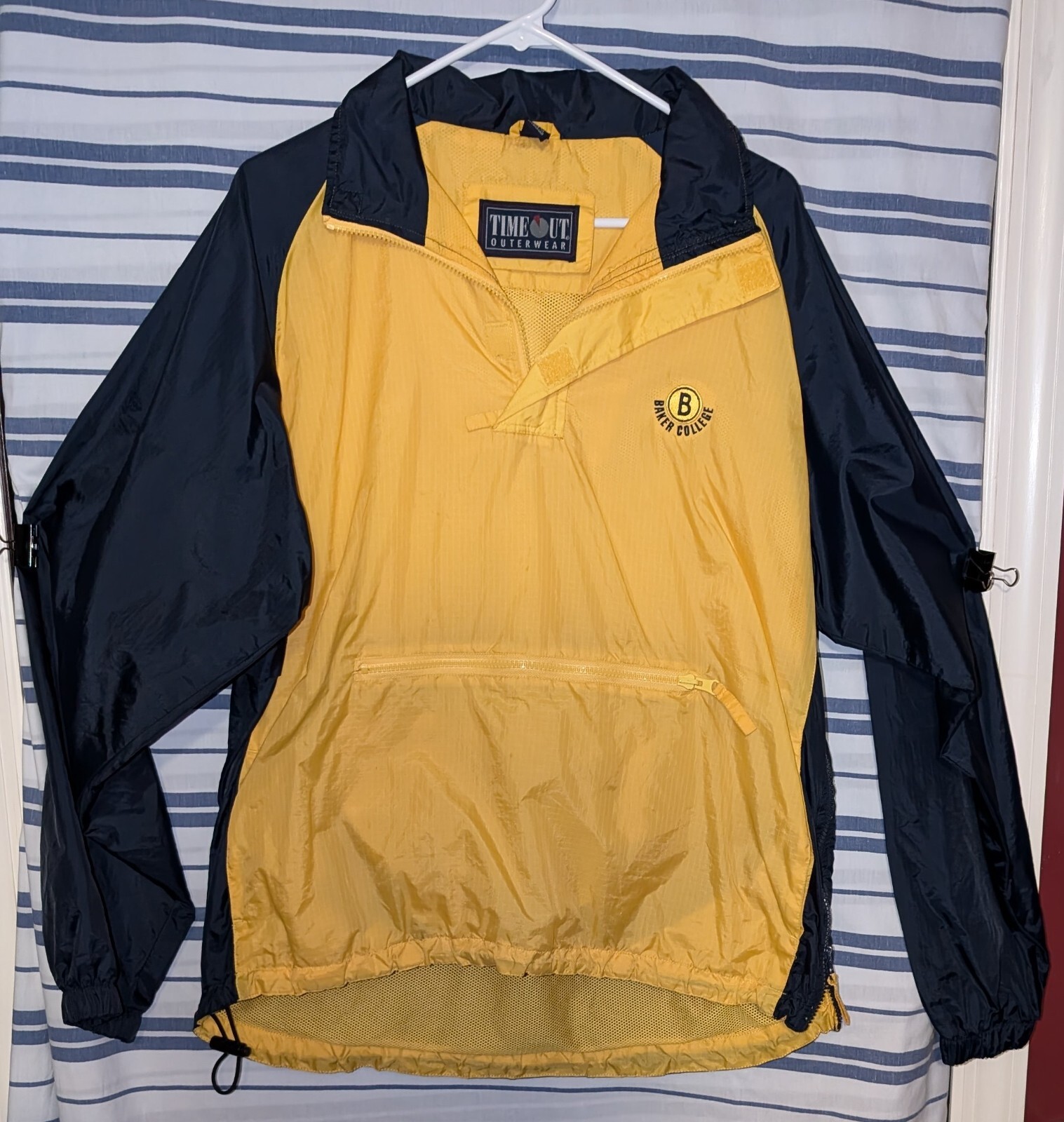 Time Out Outerware Baker Colledge Windbreaker - image 1