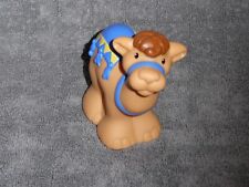 Fisher Price Little People Christmas Nativity CAMEL Blue SADDLE for Wiseman