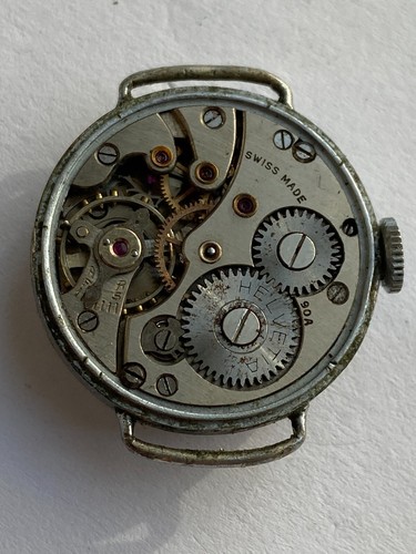 Vintage RARE WOMEN WATCH HELVETIA 15 JEWELS MILITARY 90A - Picture 6 of 8