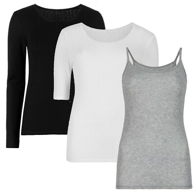 m&s thermal tops for ladies