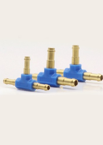 Brass Barbed T Piece for Hose 2-25mm in range pipe air water oil LPG Etc - Picture 3 of 3