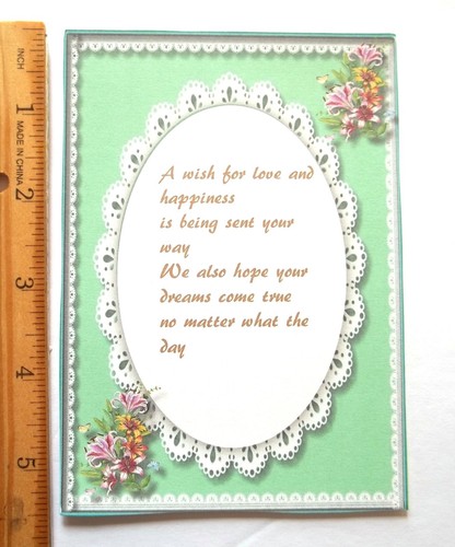 3D UPick Dad Birthday Flowers Sentiments Card Scrapbook Embellishment - 第 8/28 張圖片