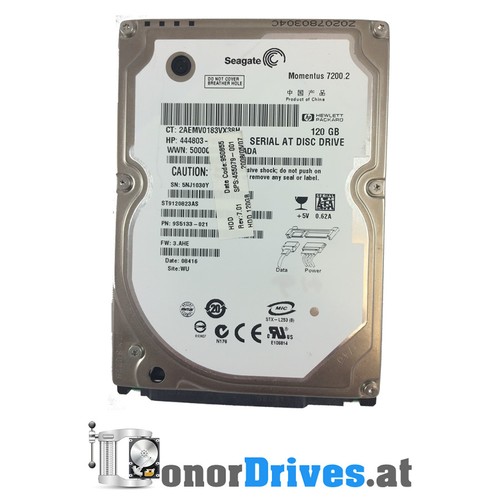 Seagate ST9120823AS - 120 GB - SATA - 9S5133-021 - PCB 100430580 Rev. C*