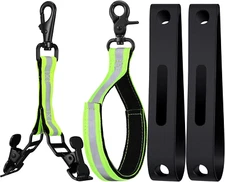 4 Pieces Firefighter Tools 2 Pcs Firefighter Helmet Band 2 Pcs Glove Strap Rubbe