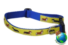 Corgi Adjustable Collar Medium 11-19" Yellow