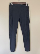 SWEATY BETTY Power Full Length Leggings Womens Small 27" Solid Black Pockets